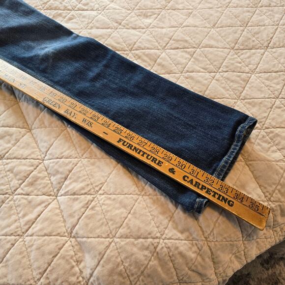 7 For All Mankind Flynt Jeans Women's 28 Bootcut Low Rise Festival Boho READ - Picture 13 of 13